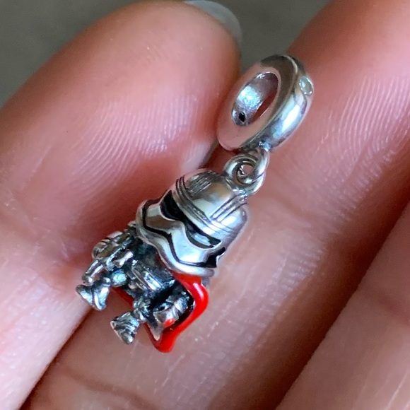 NWOT Star Wars The Last Jedi Captain Phasma Dangle Charm Sterling Silver 925 - Picture 3 of 9